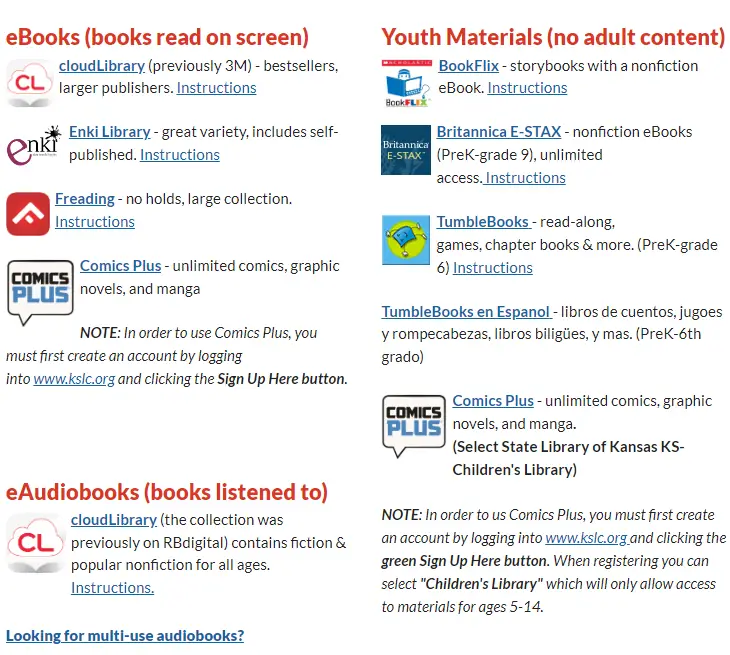 more eBooks resources from the state Library